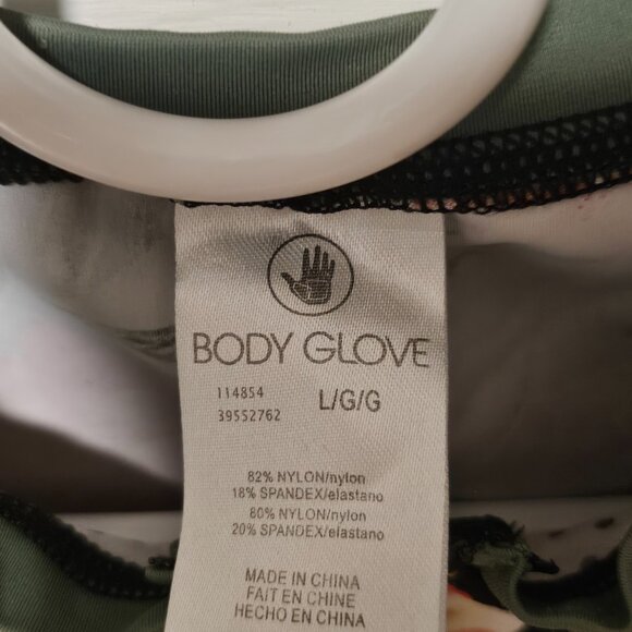 Body Glove Women's Stand Up Zip Front Paddle One Piece Swimsuit UPF 50+ size L - Picture 4 of 5